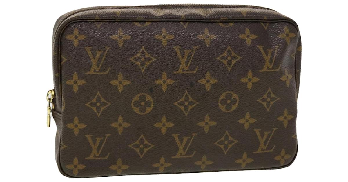 LOUIS VUITTON Monogram Posh Diplomat Homme Clutch Bag 243 LV Auth rd4996