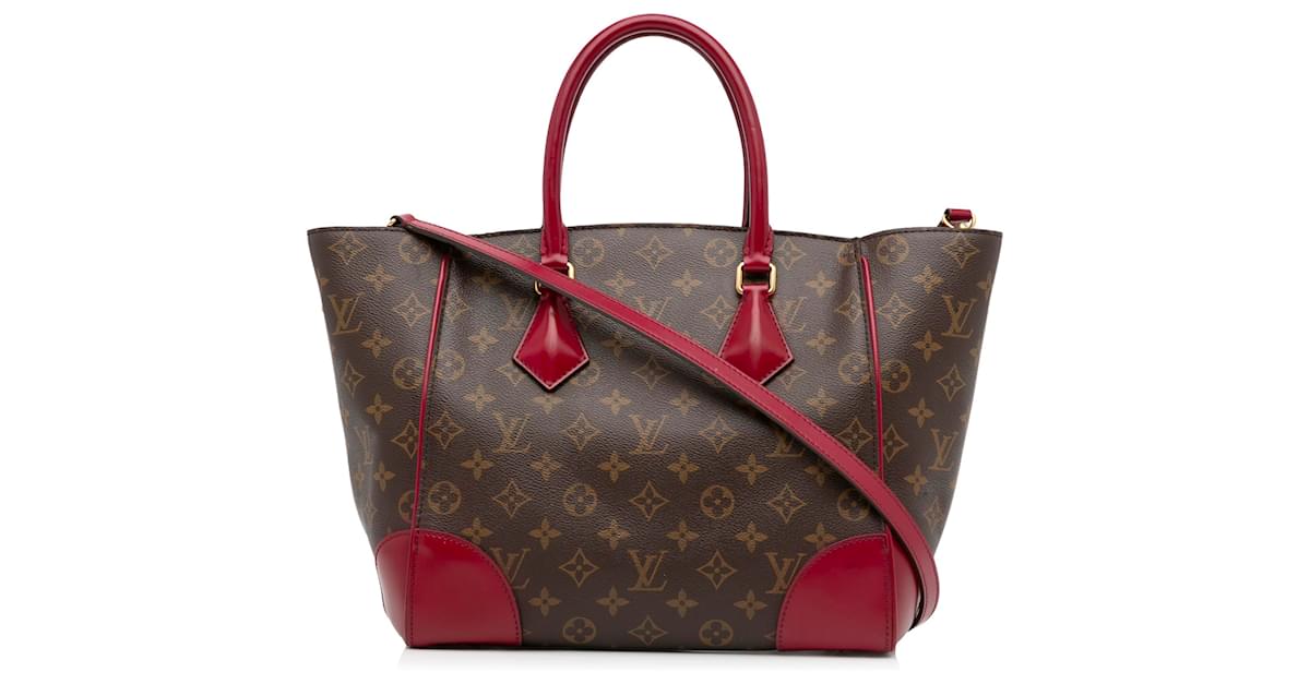 Louis Vuitton Brown Monogram Phenix PM Red Leather Cloth Pony-style  calfskin ref.930936 - Joli Closet