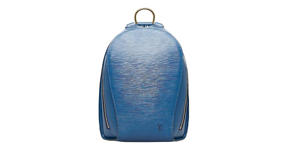 Louis Vuitton Epi Mabillon Rucksack Backpack M52235 Toledo Blue