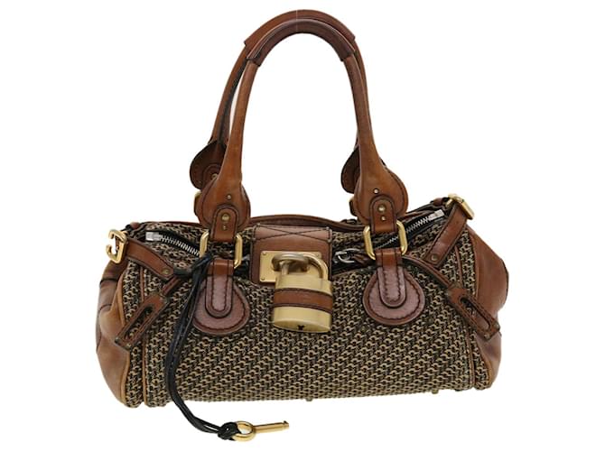 Chloé Paddington Bag brown Chloe Paddington Lock Chestnut Brown Pebbled Leather Zip