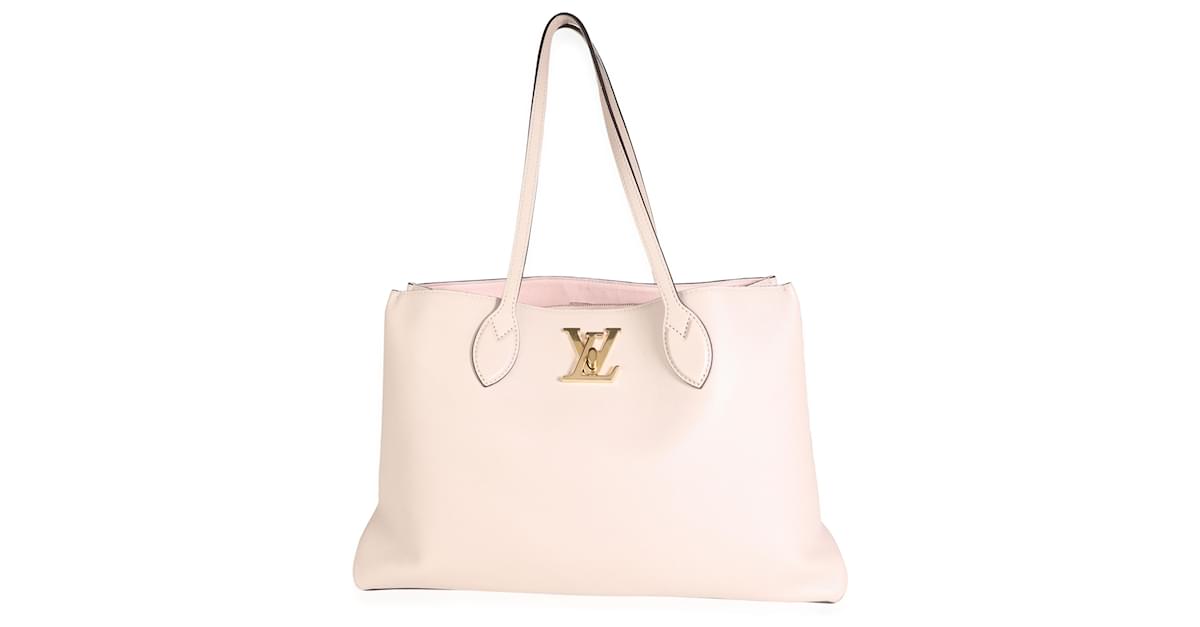 Louis Vuitton Lockme Shopper Greige - LVLENKA Luxury Consignment