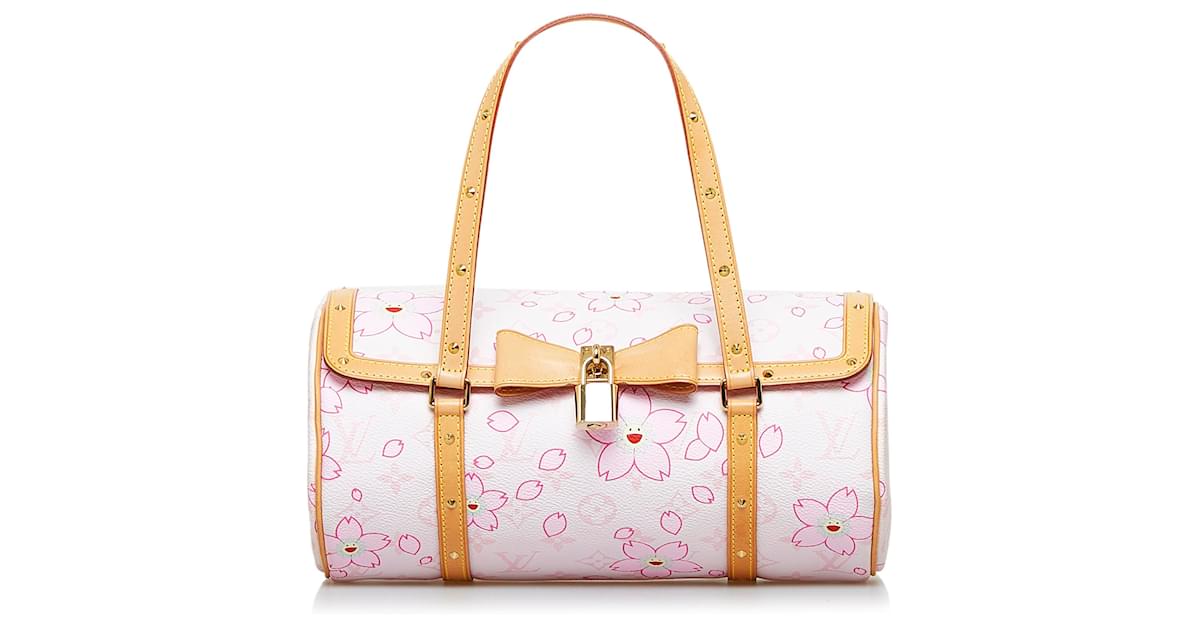 Louis Vuitton Pink Monogram Cherry Blossom Papillon Leather