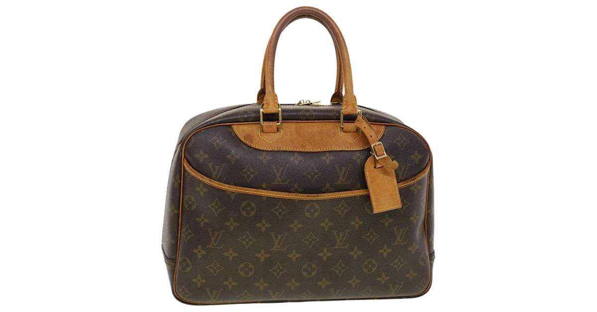 LOUIS VUITTON Monogram Deauville Hand Bag M47270 LV Auth 42388 Cloth  ref.934110 - Joli Closet