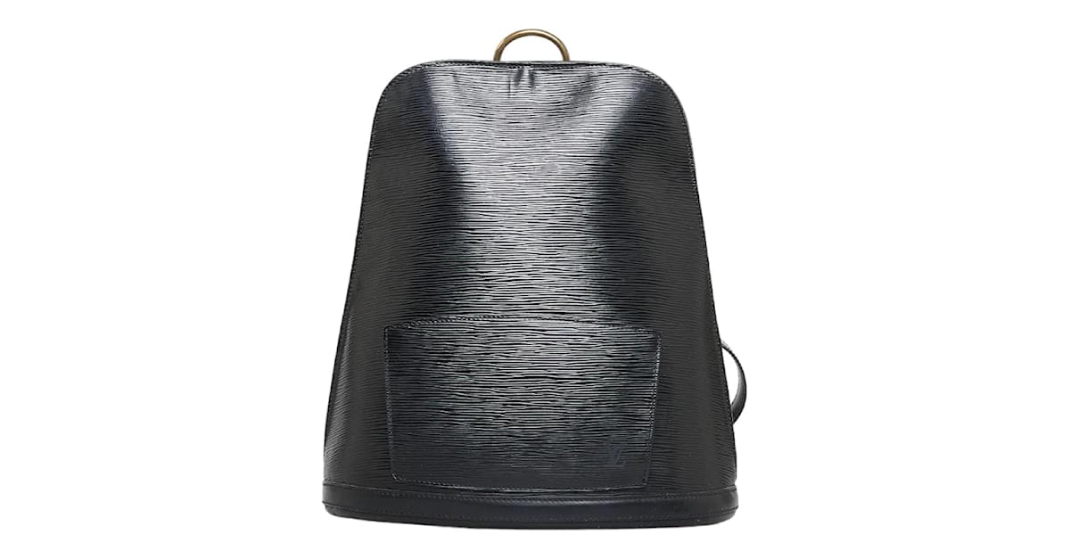 LOUIS VUITTON Epi Gobelins Backpack Black M52292 LV Auth 48435 Leather  ref.1007634 - Joli Closet