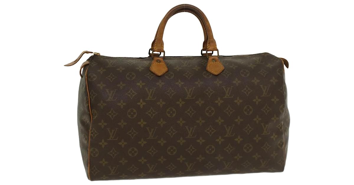 LOUIS VUITTON Monogram Speedy 40 Hand Bag M41522 LV Auth yk2538