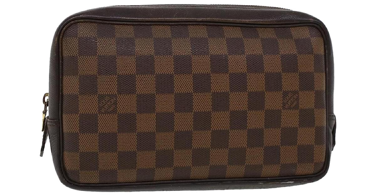 Louis Vuitton Toiletry Pouch 26 Bag M47542 Damier Ebene Canvas