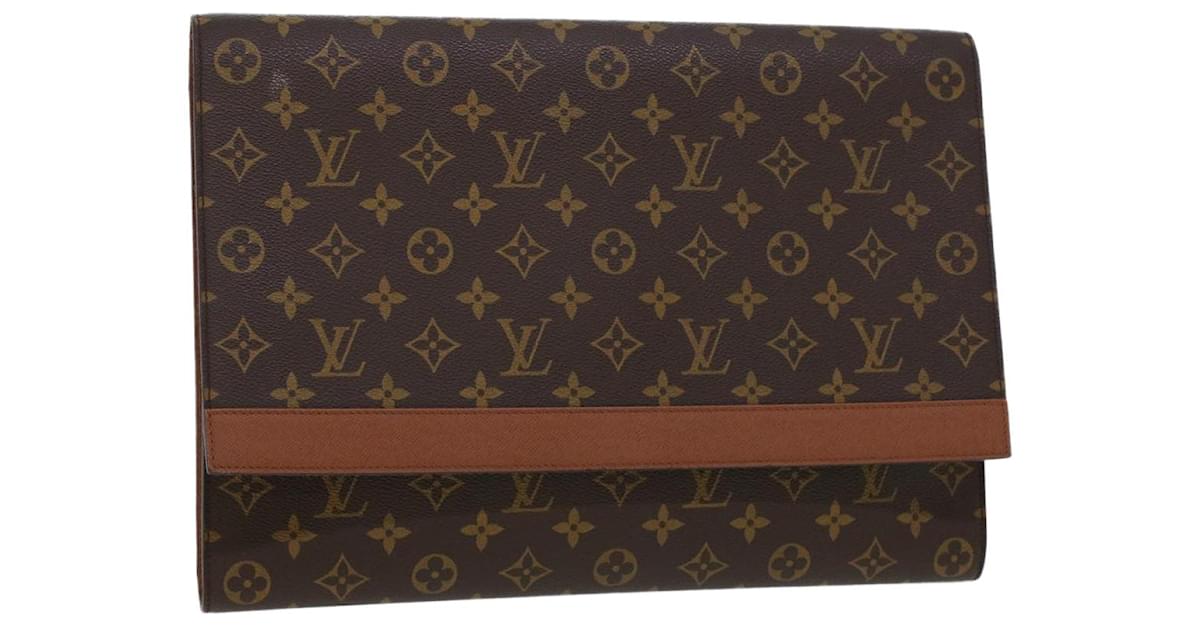 Louis-Vuitton-Monogram-Porte-Envelope-Clutch-Bag-M51801