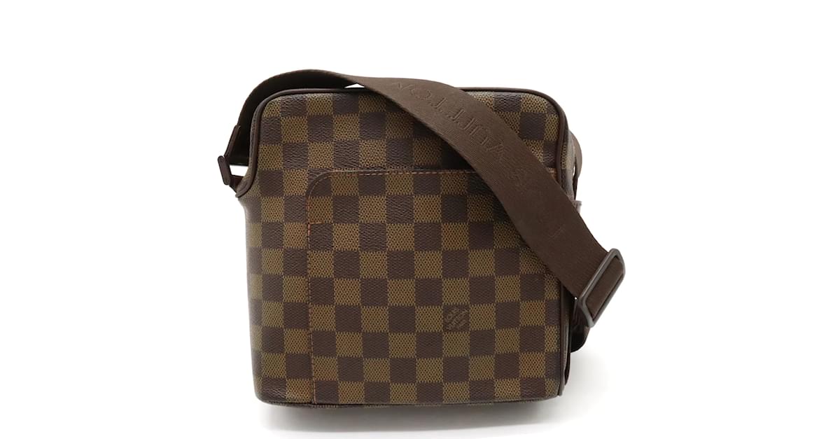 Louis Vuitton Damier Ebene Olav PM N41442 Brown Cloth ref.935637