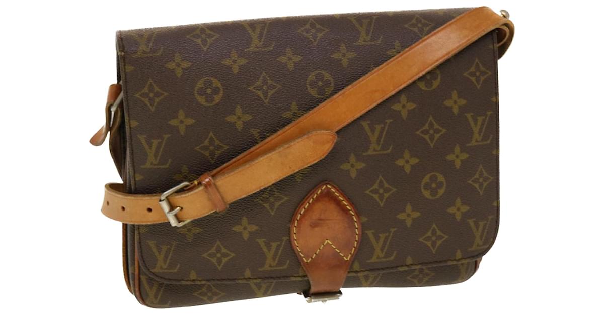 LOUIS VUITTON Monogram Cartouchiere GM Shoulder Bag Vintage M51252 Auth  ar9861b Cloth ref.1009251 - Joli Closet