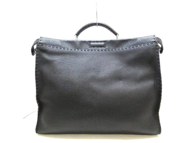 Fendi Peekaboo Black Leather ref.936784 - Joli Closet
