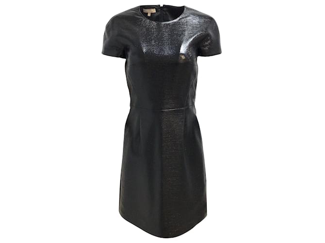 slim fit dress slacks Michael Kors Blue Wool & Black Leather Dress sz 4 l Michael's Luxury  Consignment – Michael's Consignment NYC