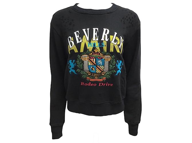 AMIRI ロンティー Amiri Vintage Long Sleeve Tee in Black | FWRD