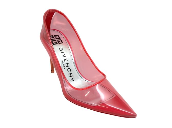 Givenchy Bright Pink Hc 100 Pumps Plastic Joli Closet