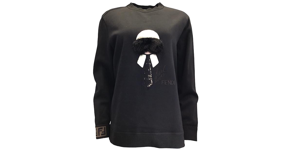 Fendi karl lagerfeld on sale sweater