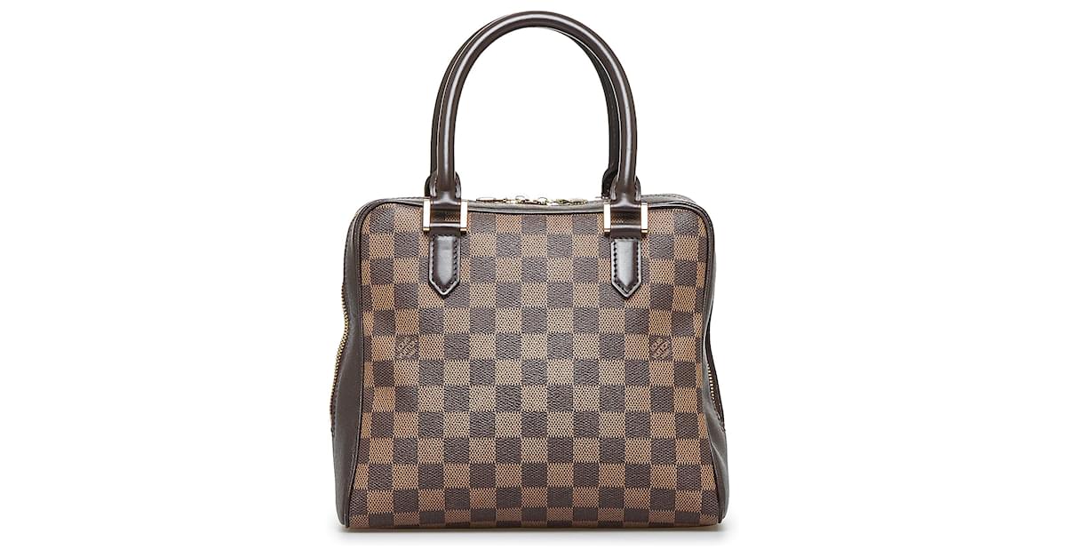 Louis Vuitton Brera Damier Ebene Canvas Top Handle Bag on SALE