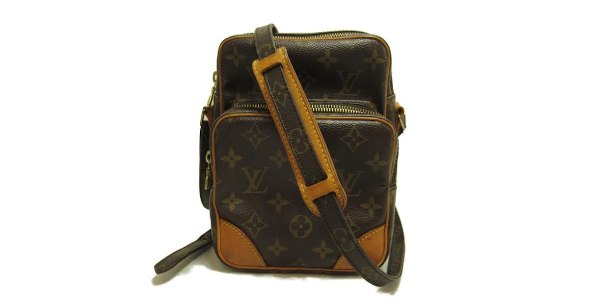 Louis Vuitton Monogram Musette Tango Long Strap M51388 Brown Cloth