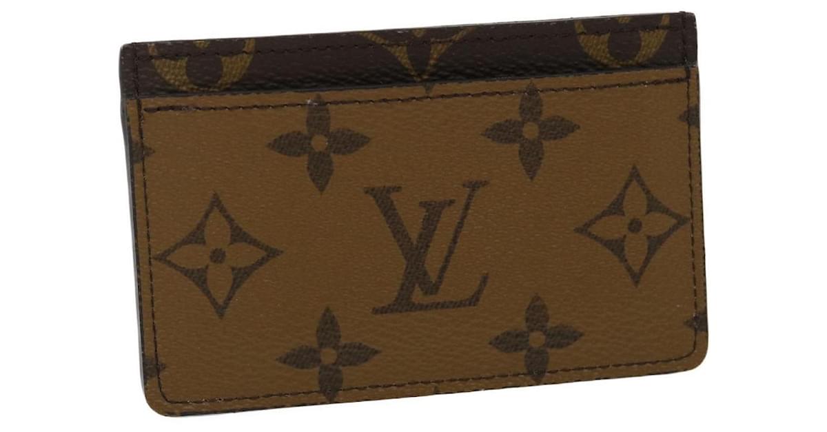 LOUIS VUITTON Porte Cartes Simple Card Case Monogram M61733