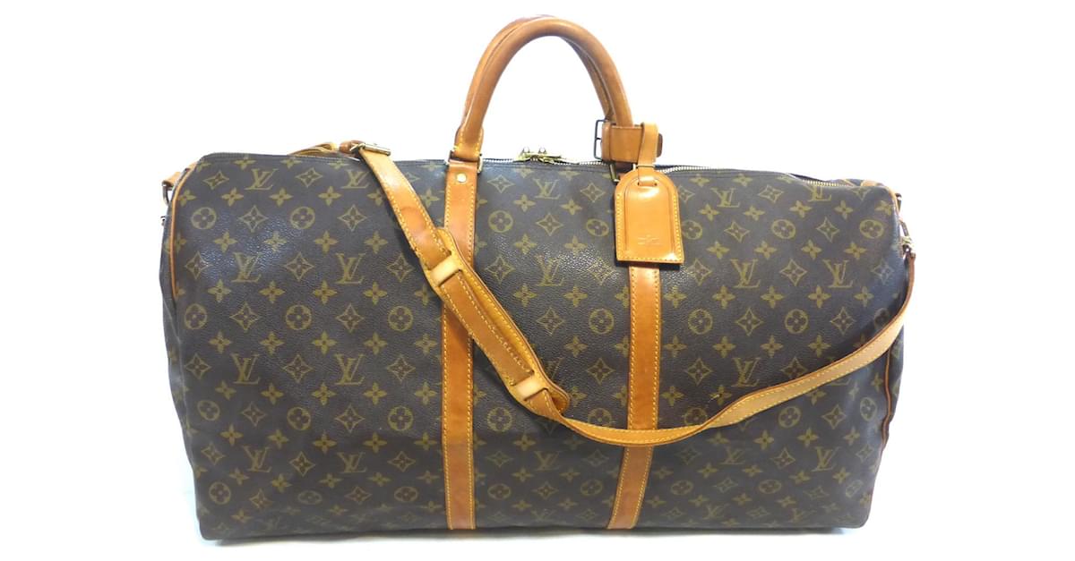 Louis Vuitton keepall 60 Monogram shoulder strap - VI0925 Brown