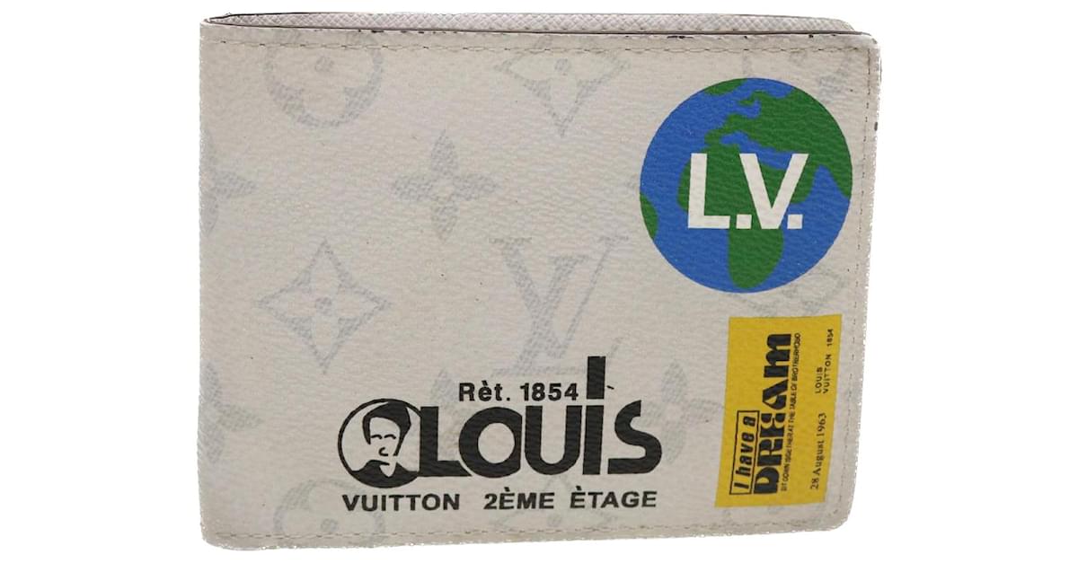 Louis Vuitton Monogram Split Bifold Wallet Multiple Men's Brown