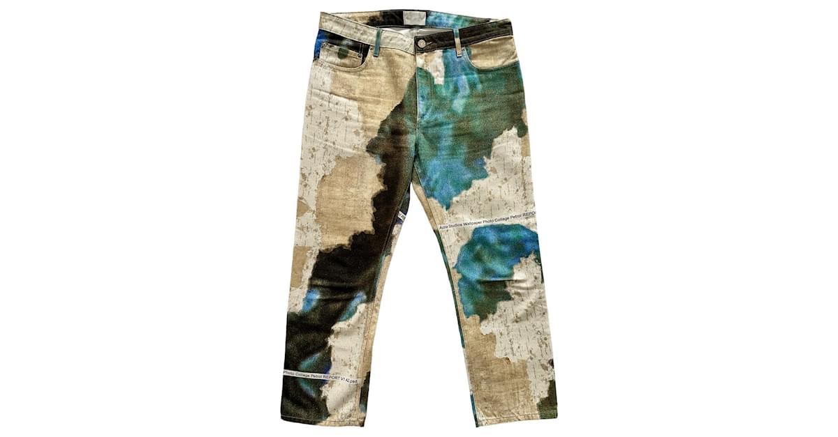 Acne Studios printed denim trousers Multiple colors ref.943382 ...