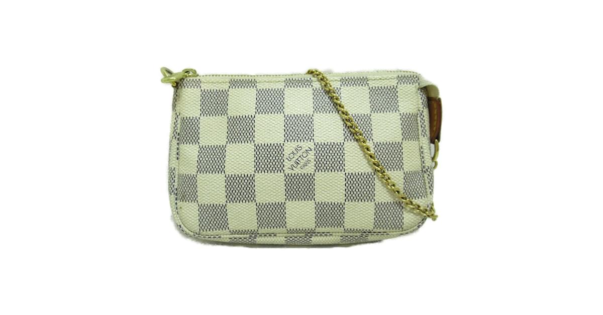 Louis Vuitton Damier Azur Mini Pochette Bag - Farfetch