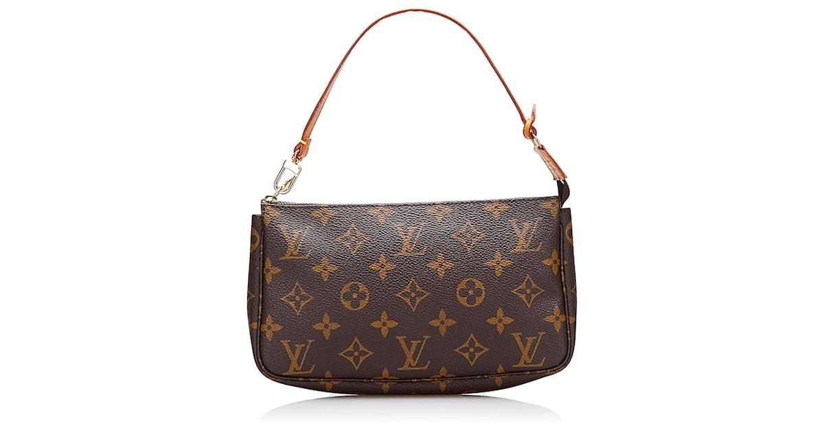 Louis Vuitton Brown Monogram Pochette Accessoires Cloth ref.945605 - Joli  Closet