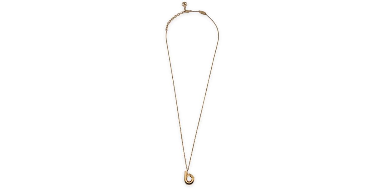Louis Vuitton LV & Me Letter 'B' Pendant Necklace