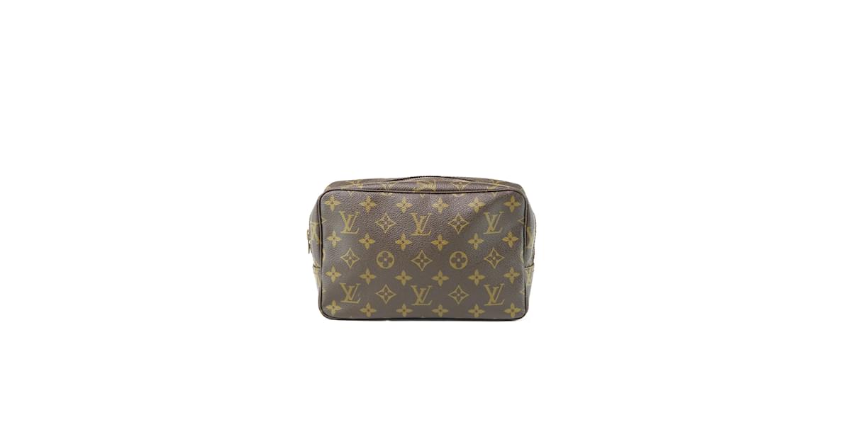 Louis Vuitton Monogram Trousse Toilette 23 M47524 Brown Cloth ref