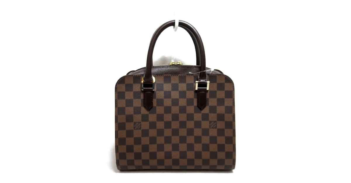 Louis Vuitton Damier Ebene Triana N51155 Brown Cloth ref.847967 - Joli  Closet