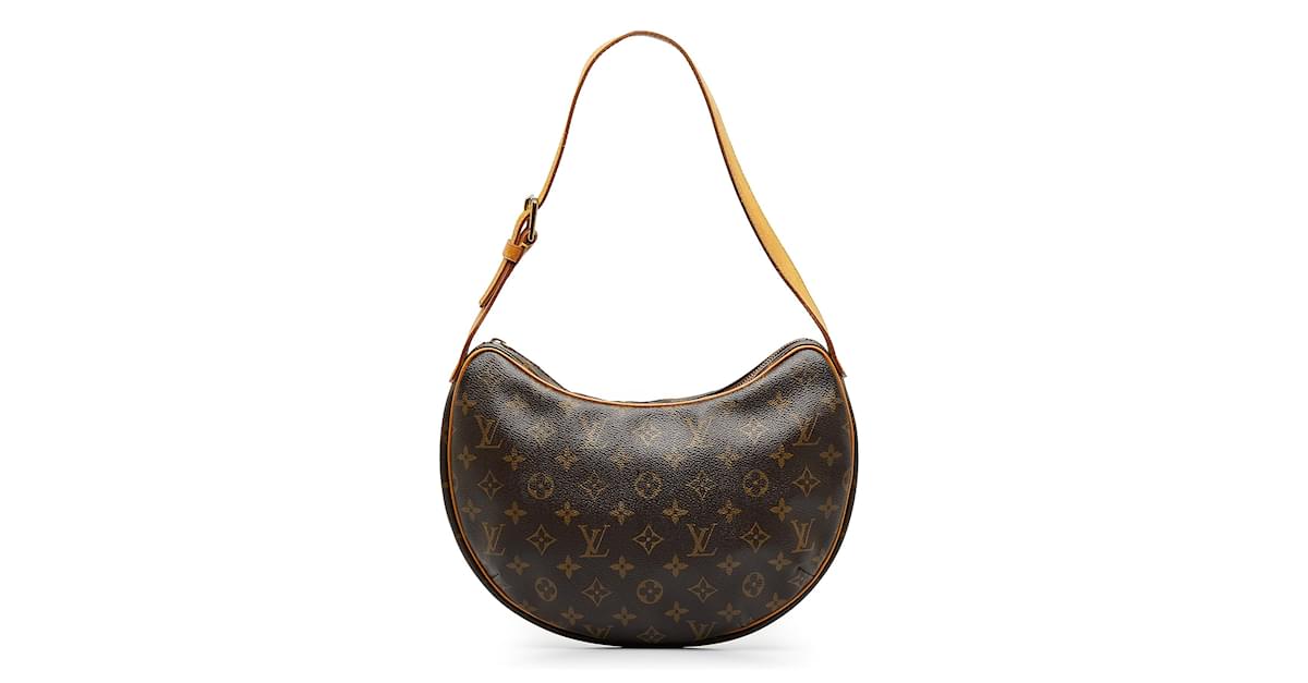Louis Vuitton Brown Monogram Croissant MM Cloth ref.946470 - Joli Closet