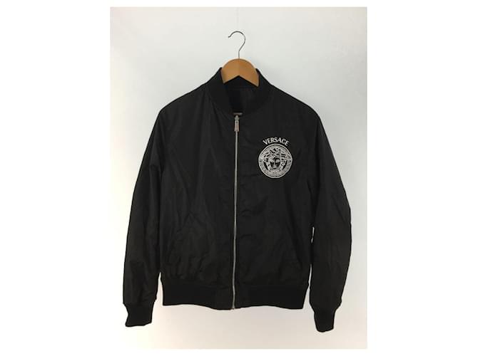 Gianni Versace Black Jacket Nylon ref.948163 - Joli Closet