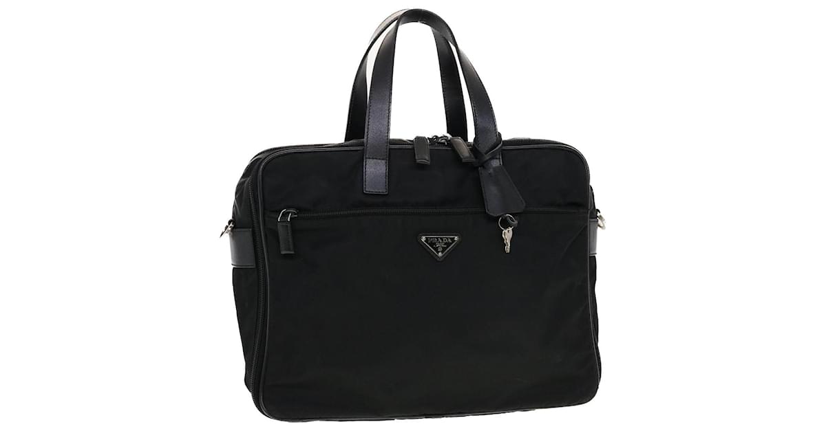 PRADA Hand Bag Nylon Black Auth yk7158 ref.948928 - Joli Closet