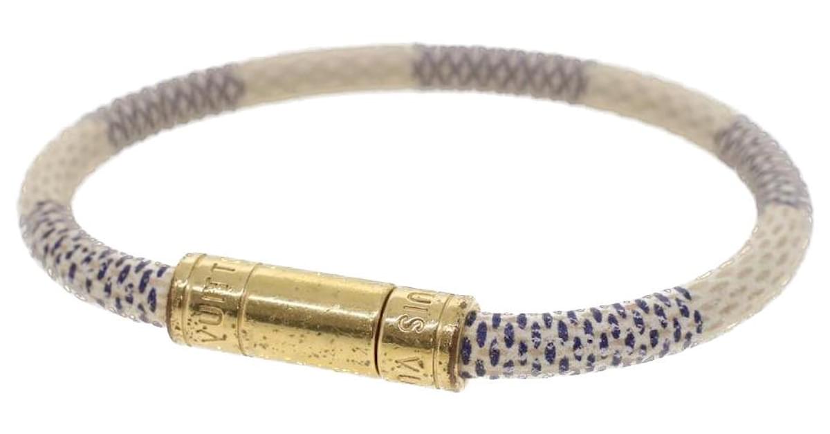 Louis Vuitton Damier Graphite Keep It Bracelet. With dustbag & box