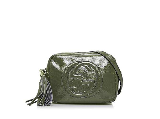 Gucci Soho Disco Leather Crossbody Bag 303364 Pink Pony-style