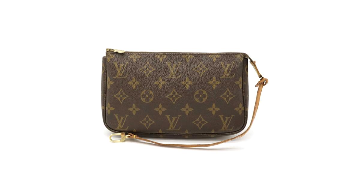 Louis-Vuitton-Monogram-Pochette-Accessoires-Hand-Bag-Brown-M51980