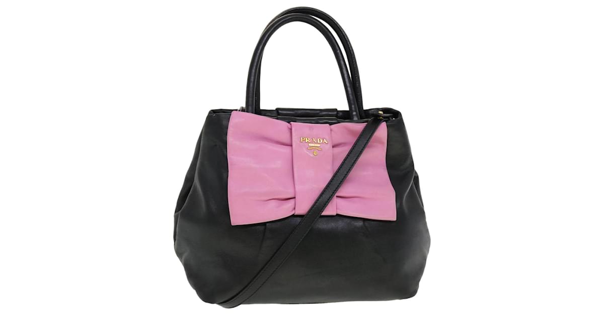 Pink Prada Tessuto Tote