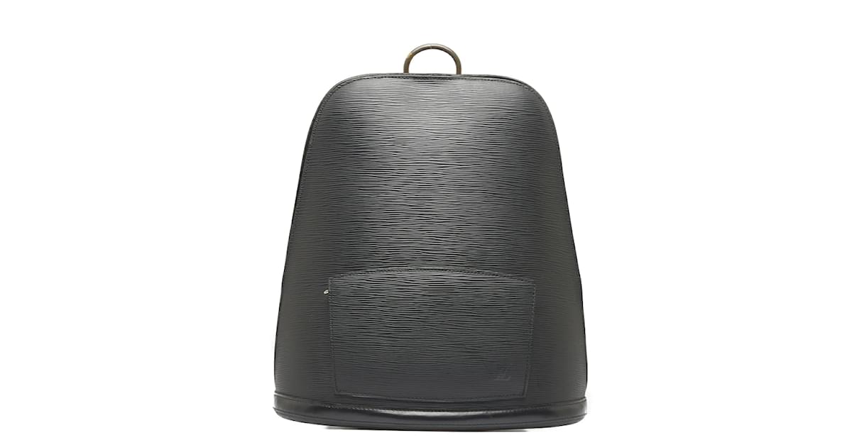 LOUIS VUITTON Epi Gobelins Backpack Black M52292 LV Auth 48435