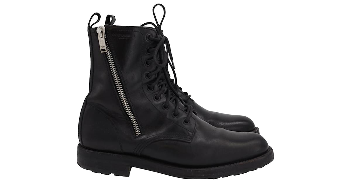 Saint laurent 2025 ranger boots mens