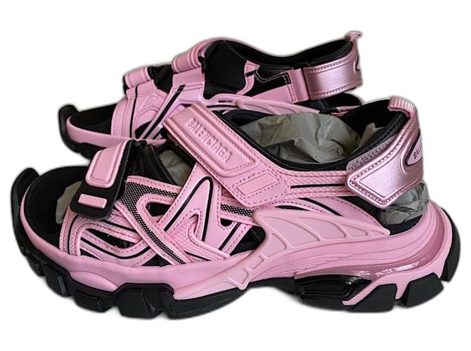 Balenciaga Sandals Pink Cloth Joli Closet