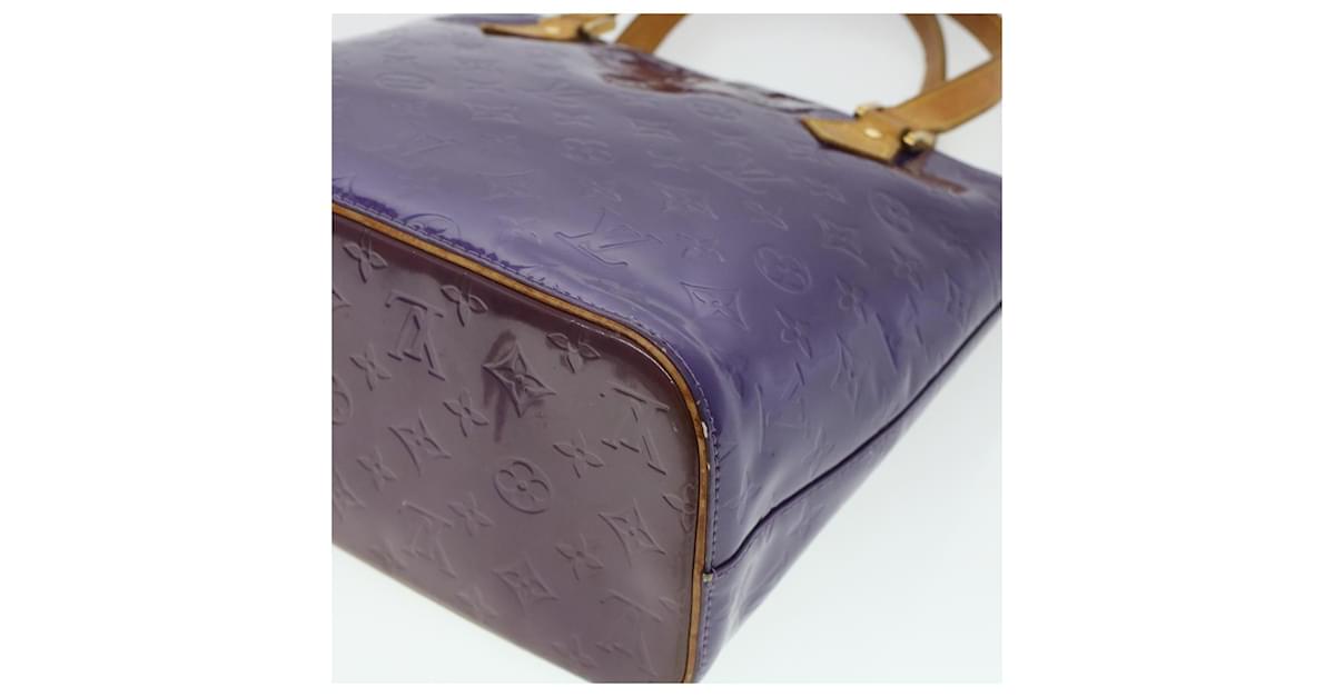 Louis Vuitton Purple Monogram Vernis Houston Bag Louis Vuitton