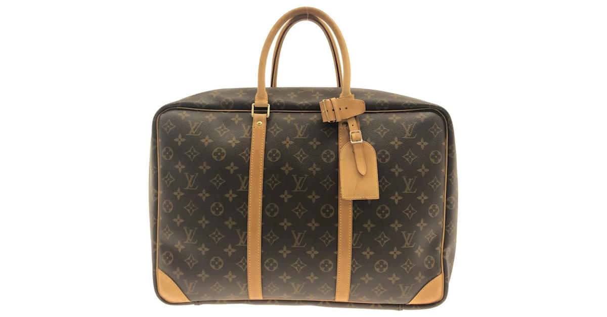 LOUIS VUITTON Sirius 50 Monogram Canvas Suitcase Travel Bag Brown-US