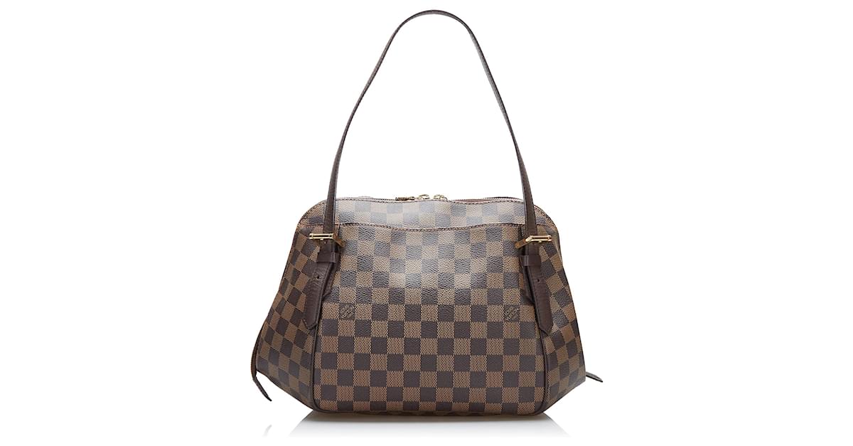 Louis Vuitton Belem MM Handbag in Damier Ebene - Pristine Condition