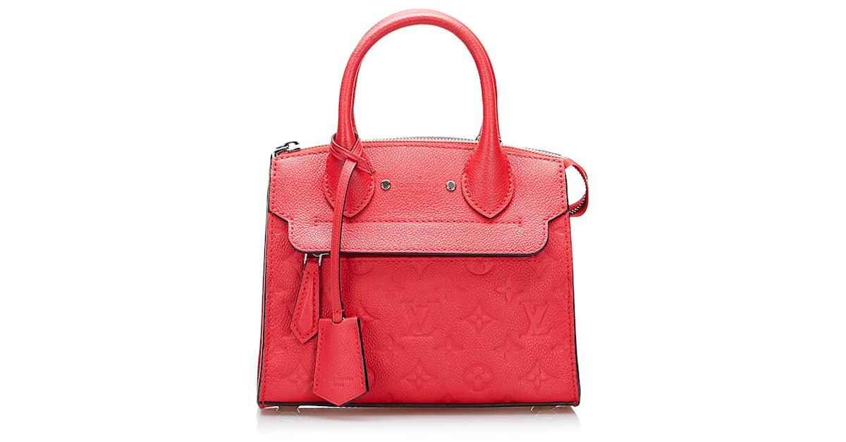 Louis Vuitton Mini Monogram Empreinte Pont-Neuf - Red Handle Bags