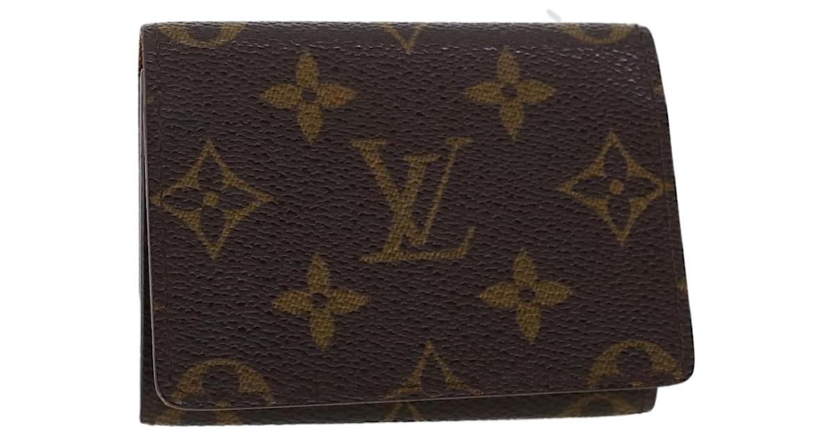 LOUIS VUITTON Louis Vuitton Amberop Carte de Visit Business Card Holder  Monogram M62920 CA0064
