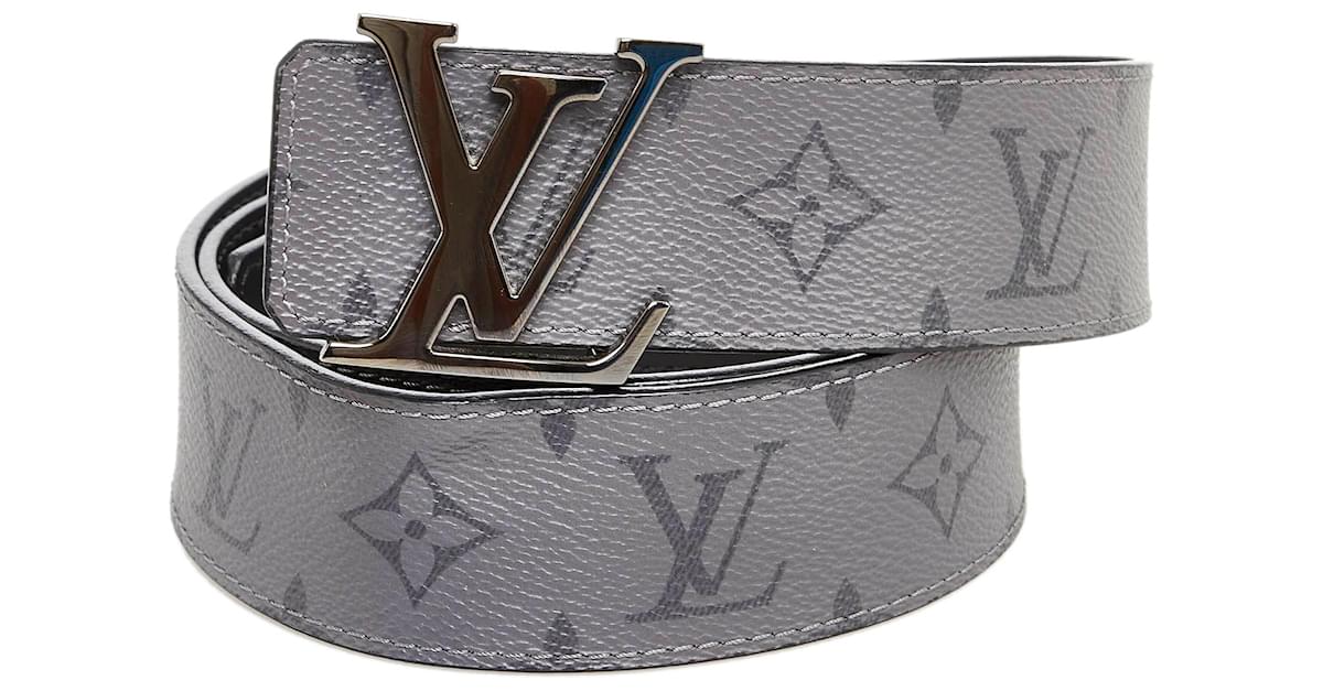 Louis Vuitton Black Damier Inifini Leather Boston Reversible Belt 105CM Louis  Vuitton