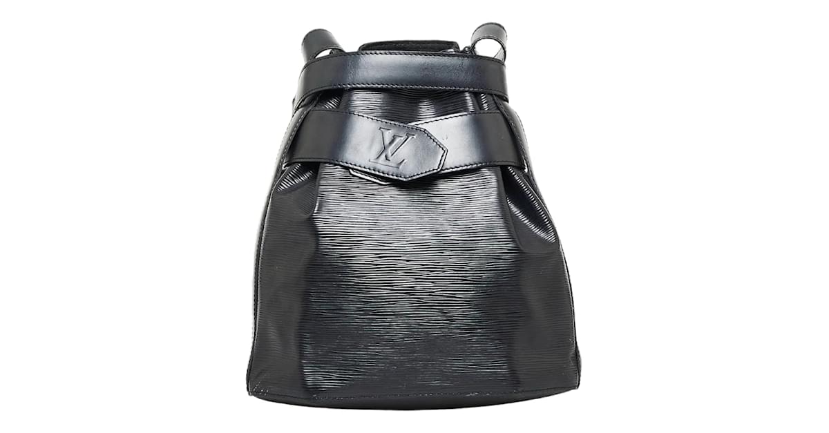 Louis Vuitton Epi Sac De Paule M80157 Black Leather Pony-style