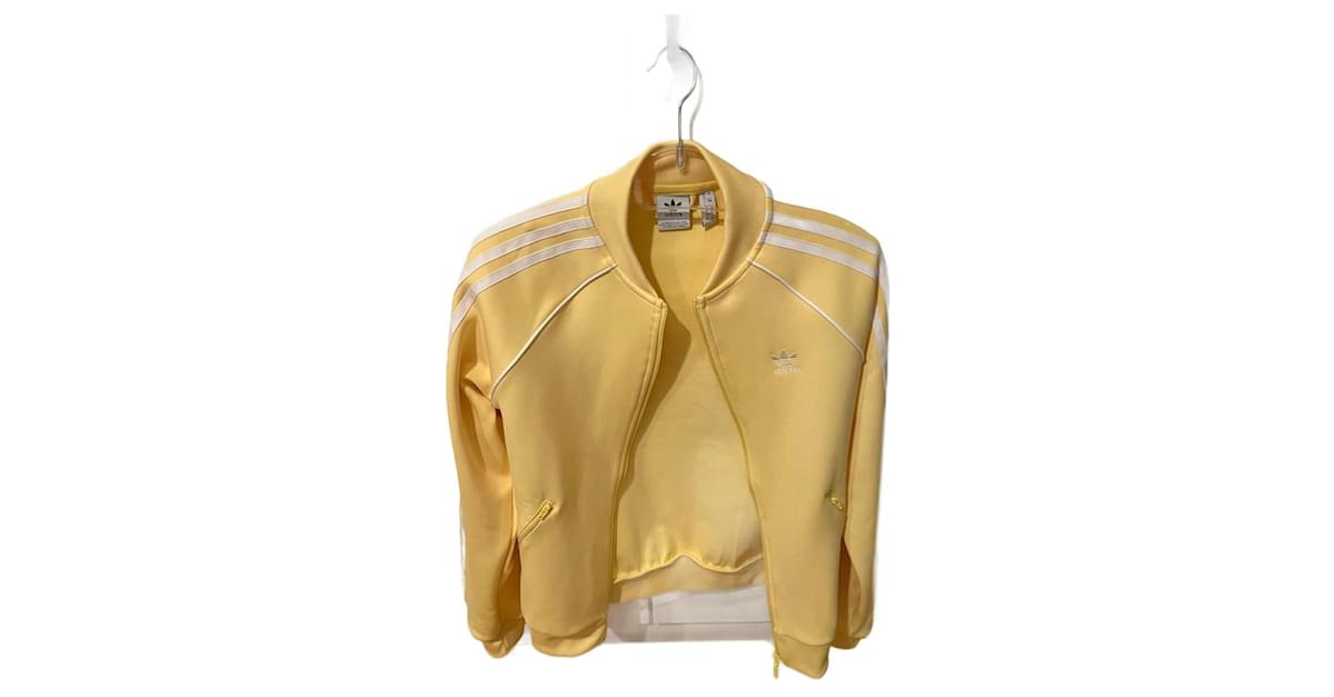 Yellow adidas hot sale jacket womens