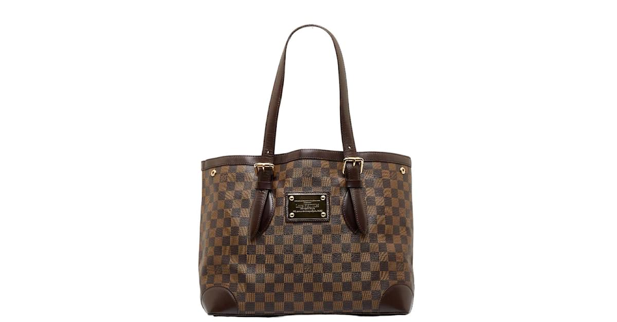 Louis Vuitton Damier Ebene Hampstead MM N51204 Brown Cloth ref.909566 -  Joli Closet