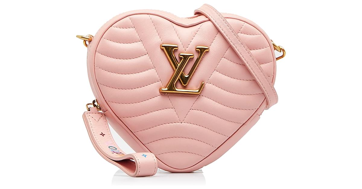 Louis Vuitton New Wave Heart Crossbody Bag Black Pony-style