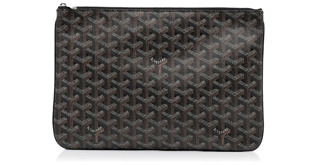 Goyard Black Goyardine Coated Canvas Jouvence GM Toiletry Pouch